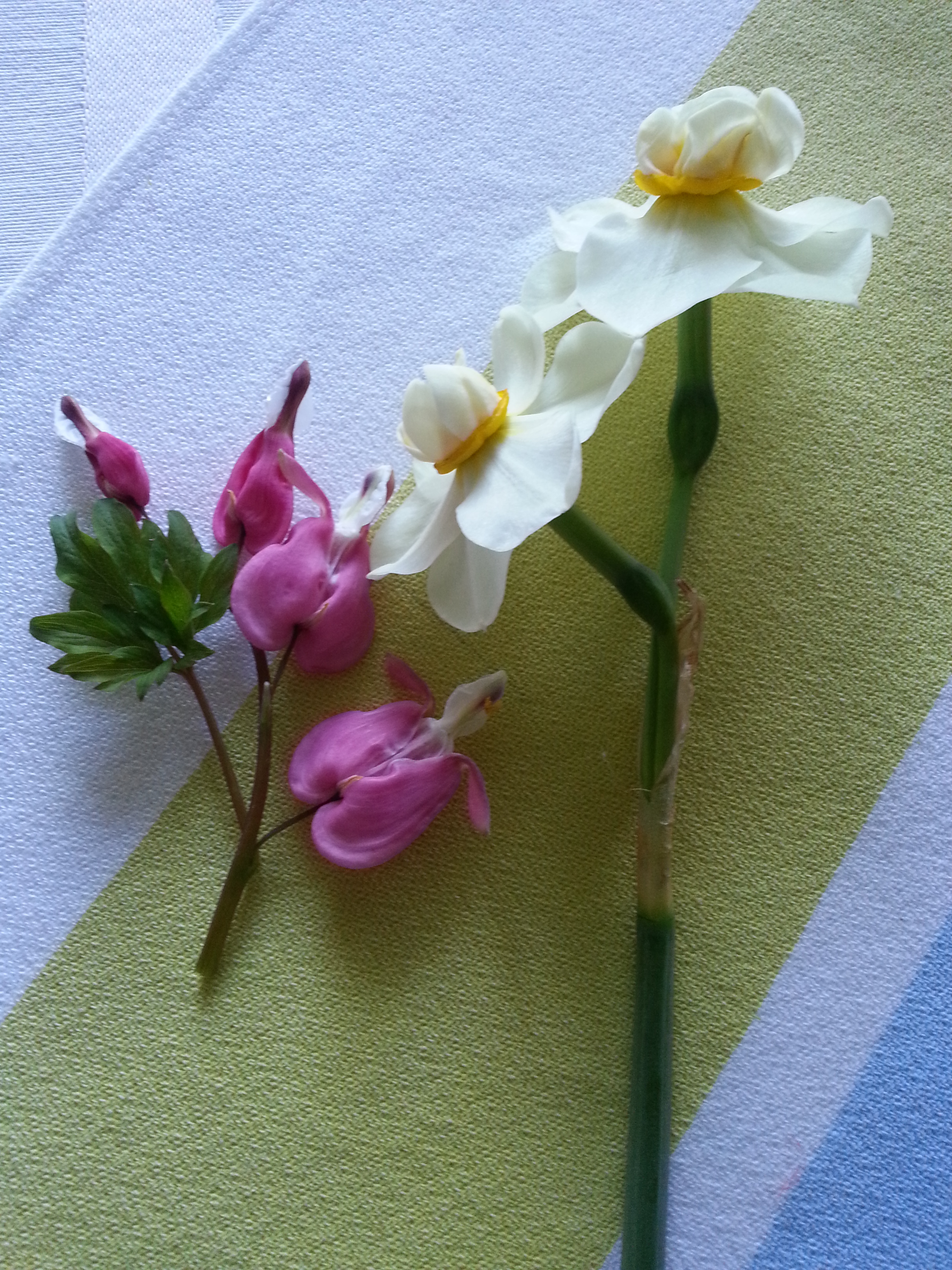 2017 posies for Easter Sunday cross, me and my family